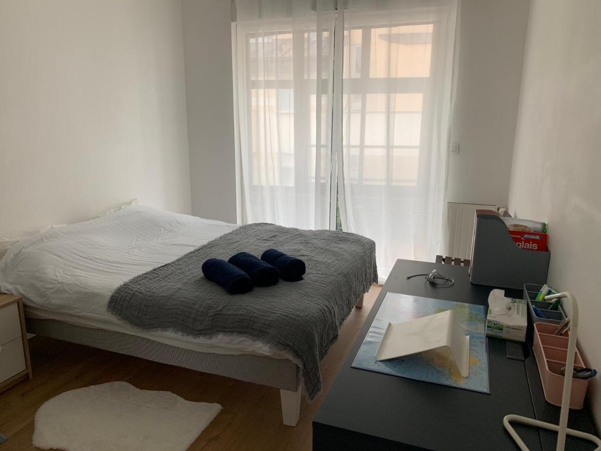 Appartement Centre Ville Avec Terrasse Et Parking Securise Rennes Luaran gambar